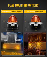 Partsam complete lights kit includes screws for quick mounting.