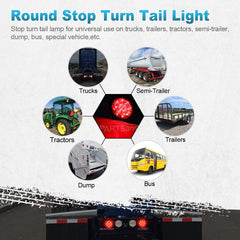 Partsam waterproof housing keeps visibility through rain, spray, and salt exposure.