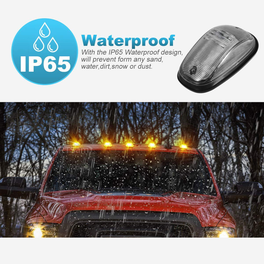 Partsam Dodge Ram cab-marker-light kit image with installation components