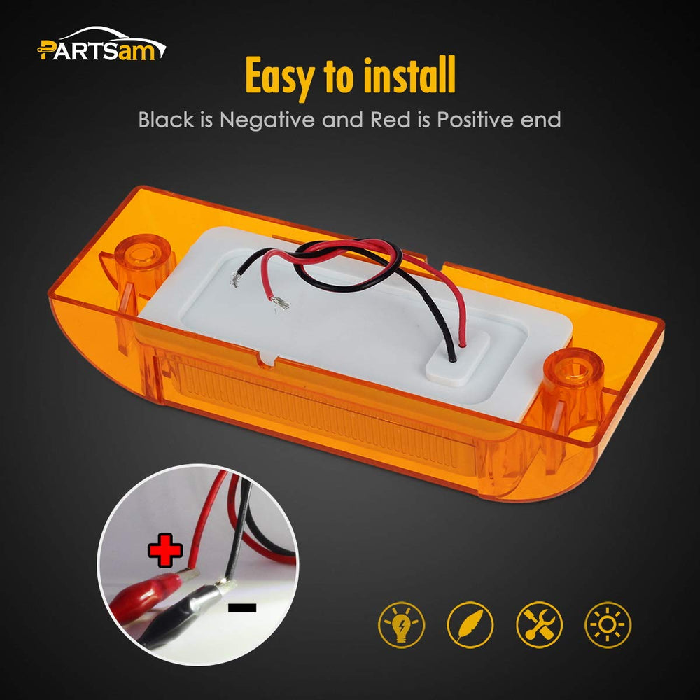 Partsam dot-approved trailer marker light offers dependable 12V operation