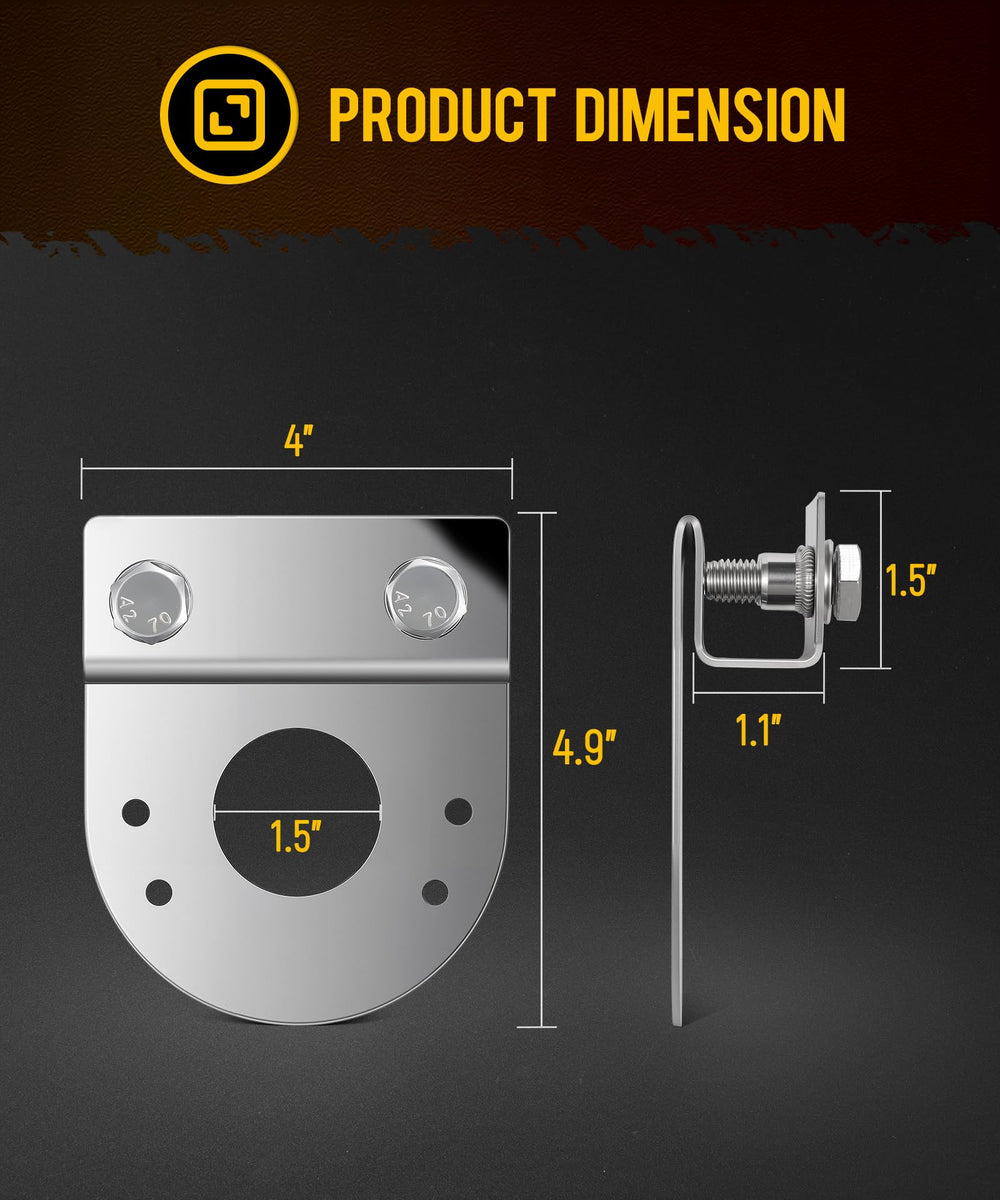 Partsam downward-throw design focuses light on rear frame accents
