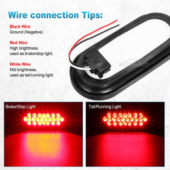 Partsam durable waterproof LED tail light for trucks and buses