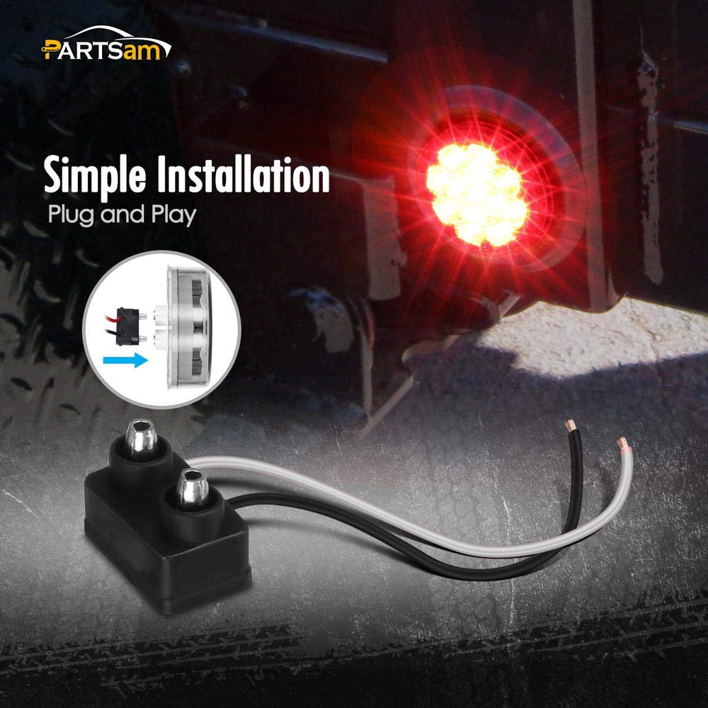 Partsam flush-mount marker light providing a clean low-profile look