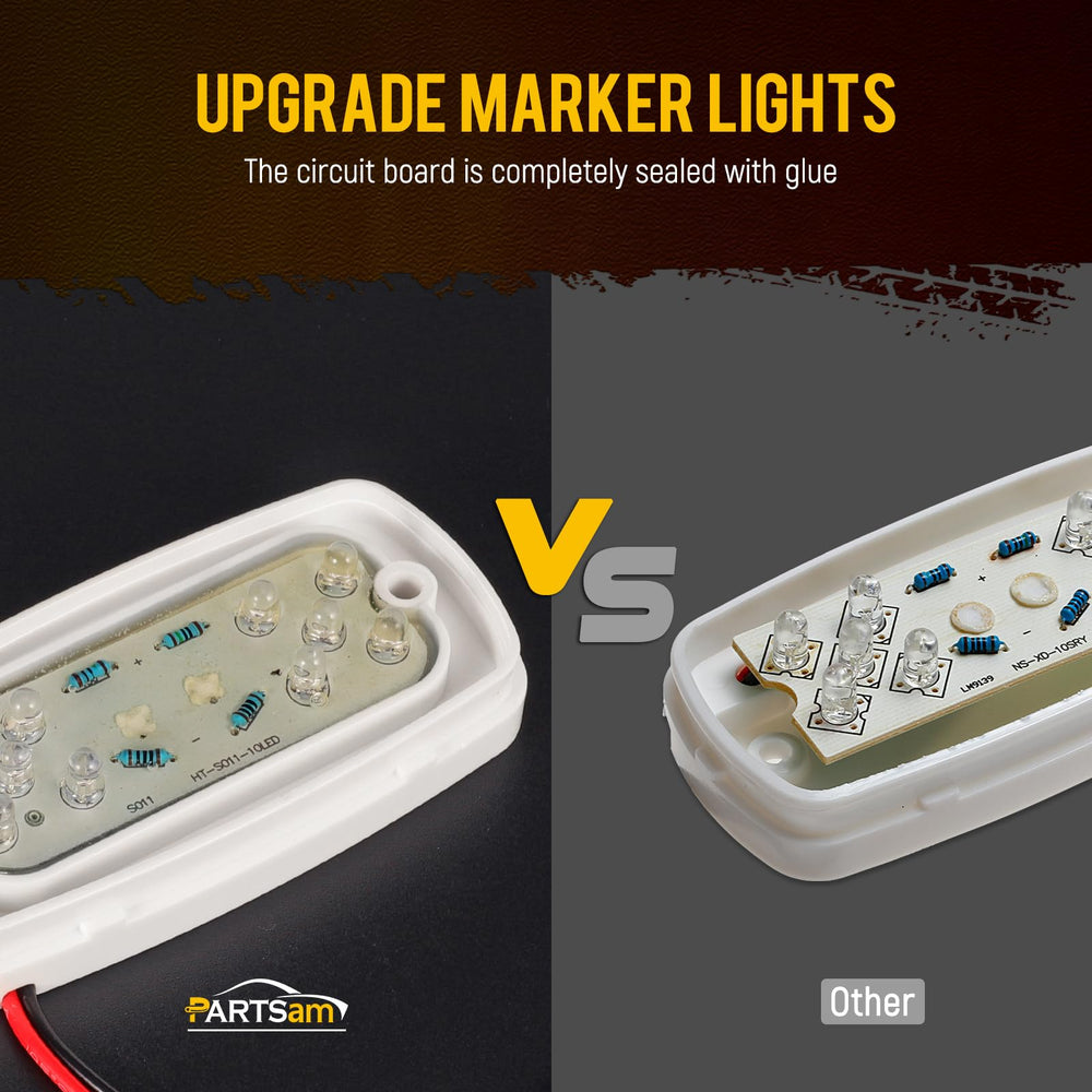 Partsam replaceable lens marker light keeps your amber lighting up to date.