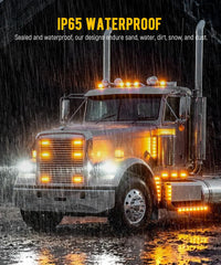 Partsam side-marker light enhances daytime visibility and signaling on trailers.