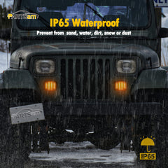 IP65 waterproof rating on Partsam front signal light for weather resistance