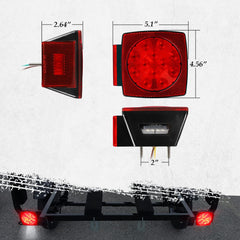 Partsam IP68 waterproof trailer light housing protects circuits in wet conditions