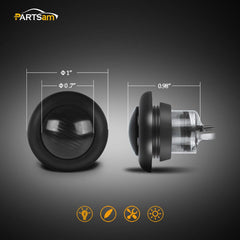 Partsam LED marker light packaging highlighting 20-pack contents