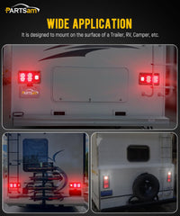 Partsam taillight dimensions and compatible cutout for installation
