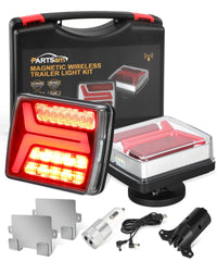 Partsam wireless trailer lights kit with magnetic mount for quick installation and boost visibility
