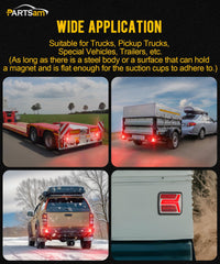 Partsam 30-meter wireless range for flexible towing signaling