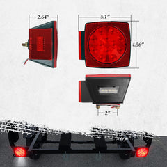 Partsam license plate bracket keeps illumination compliant on the back.