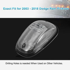 Partsam night-drive cab marker light demonstration on dim road