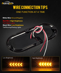 Partsam smoke-lens amber LED marker for reliable night visibility on any trailer.