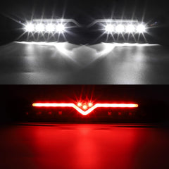Partsam rear cab roof center lamp closeup with smoke lens