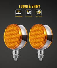 Partsam three-wire trailer light showing wiring leads for easy hard-wiring.