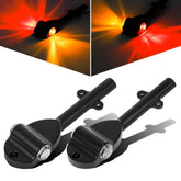 Partsam trailer fender lights mounted for visibility and safety on both sides.