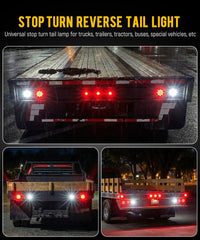 Partsam flange-mount trailer light for a sleek, recessed installation.