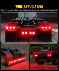 Partsam trailer lights installed on a vehicle for visible signaling