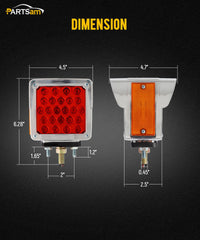 Single stud mounting enables quick, secure installation
