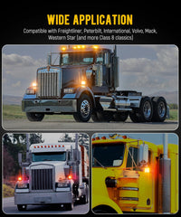 Partsam heavy-truck fender light ideal for quick mounting on fenders.