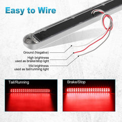 Partsam universal-12v tail light supports a broad range of trailer configurations.