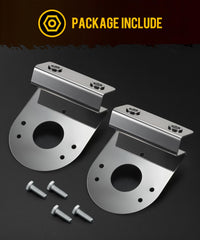 Partsam universal frame brackets suitable for semi-trucks, trucks, and pickups