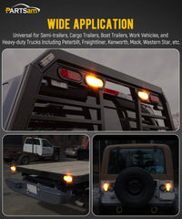 Partsam universal light fits trucks trailers and off-road rigs smoothly