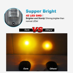 Partsam UV-resistant ABS lens detail on cab marker light