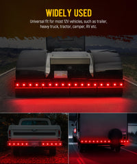 Partsam 10-pack watermelon lights for trailers, trucks, and RVs.