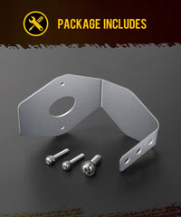 Partsam watermelon light bracket packaging includes two brackets and mounting screws