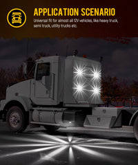 Partsam watermelon light shown mounted on bumper for versatile use