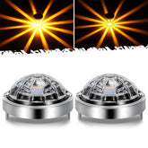 Partsam watermelon light with glass lens for improved daytime signaling.