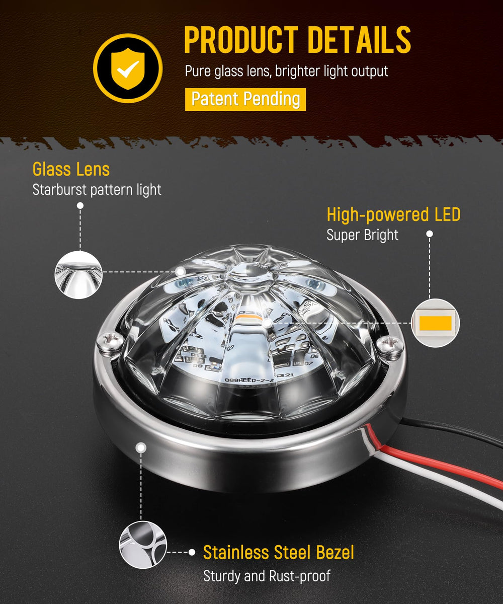 Partsam watermelon light uses three-wire connection for simple wiring.