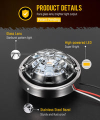 Partsam watermelon light uses three-wire connection for simple wiring.