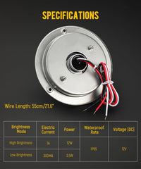 Partsam Watermelon Lights 2pc set ready for installation