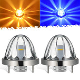 Partsam watermelon lights dual-color amber blue for bold marker visibility on trucks
