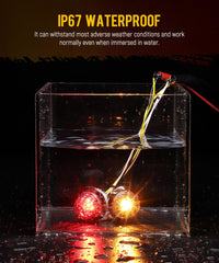 Partsam three-wire installation guide for the watermelon light.