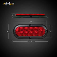 Partsam waterproof LED light withstands rain and road spray