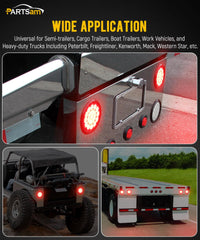 Partsam IP65 waterproof round tail light
