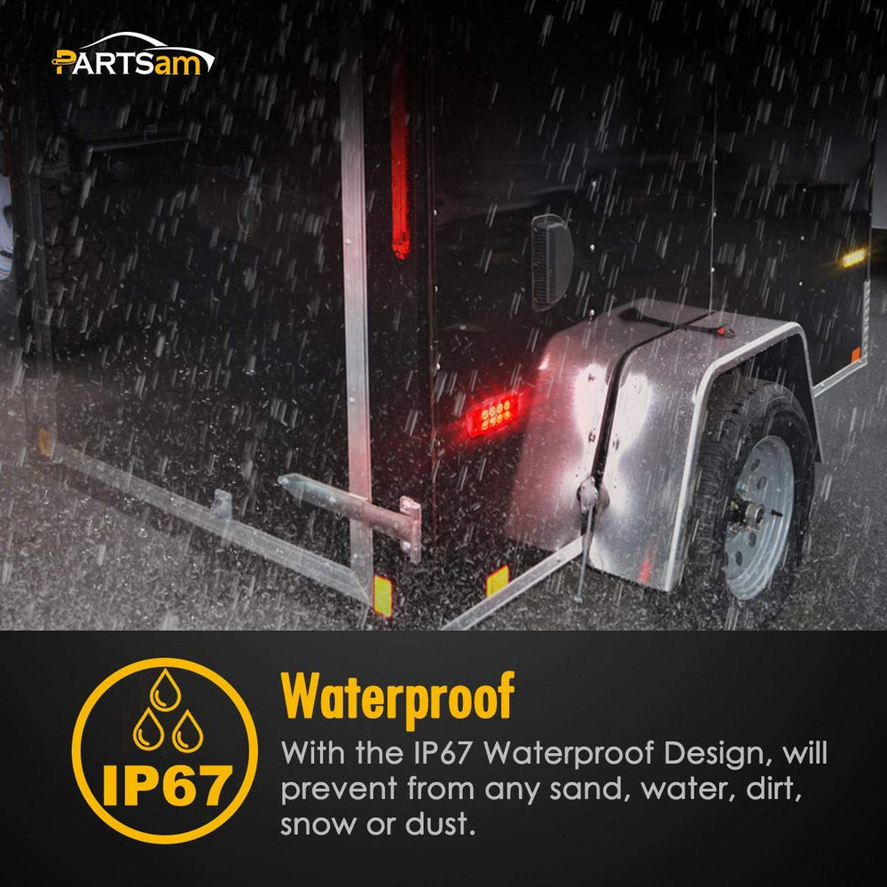 Partsam wide vehicle compatibility marker lights for trucks, trailers, and RVs