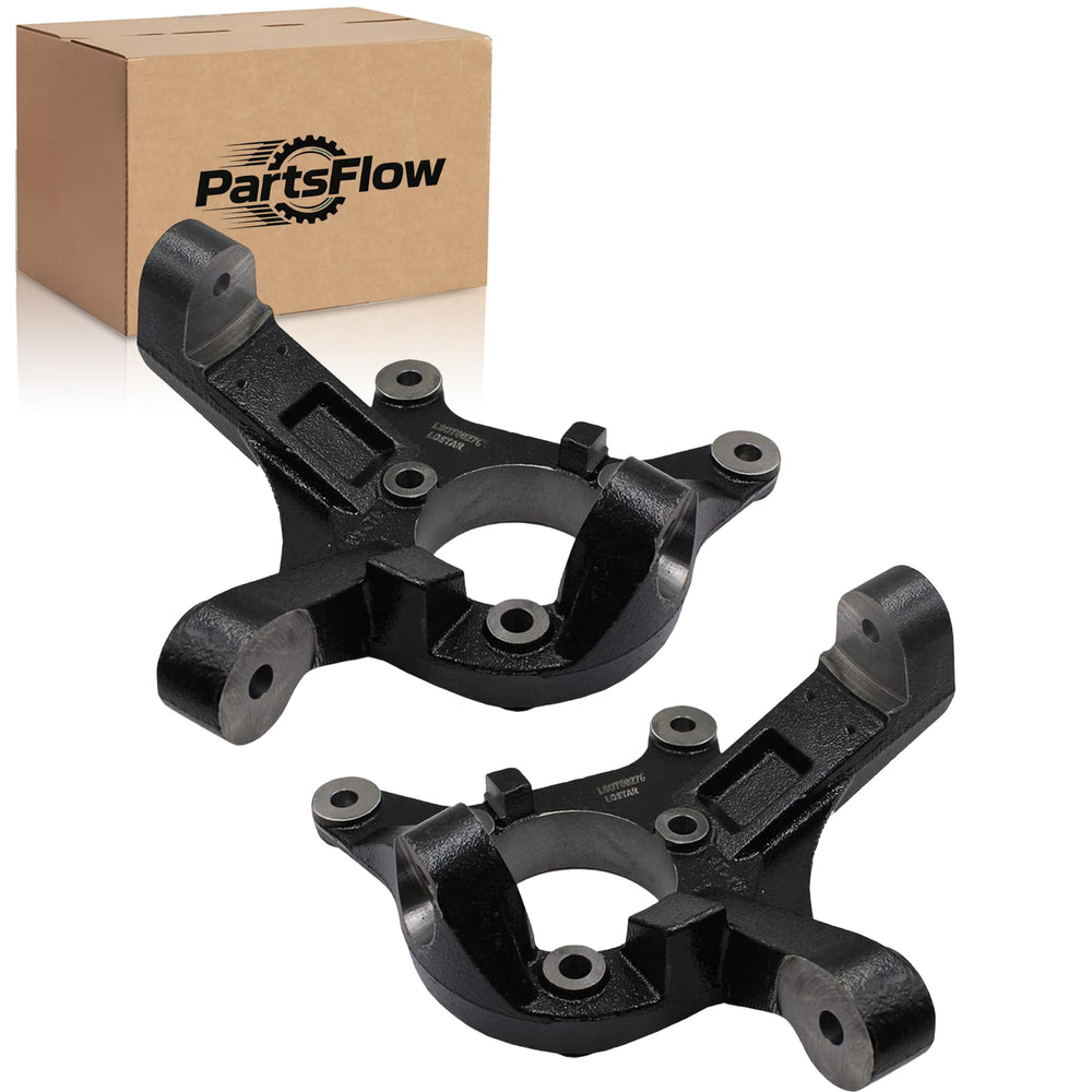 PartsFlow 3-inch lift spindles front-left improve stance and clearance.