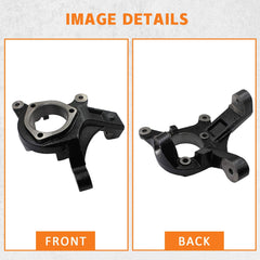 PartsFlow lift spindles knuckles close-up showcasing durable aftermarket components.