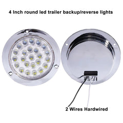 Partswcgg 24 LEDs per light for bright signaling on the road.