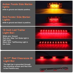 Partswcgg ID marker light bar improves license plate illumination.