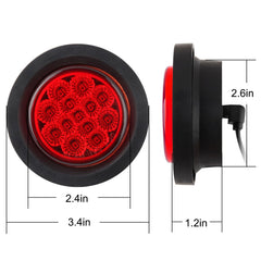 Partswcgg IP67 waterproof housing protects lights in harsh conditions.