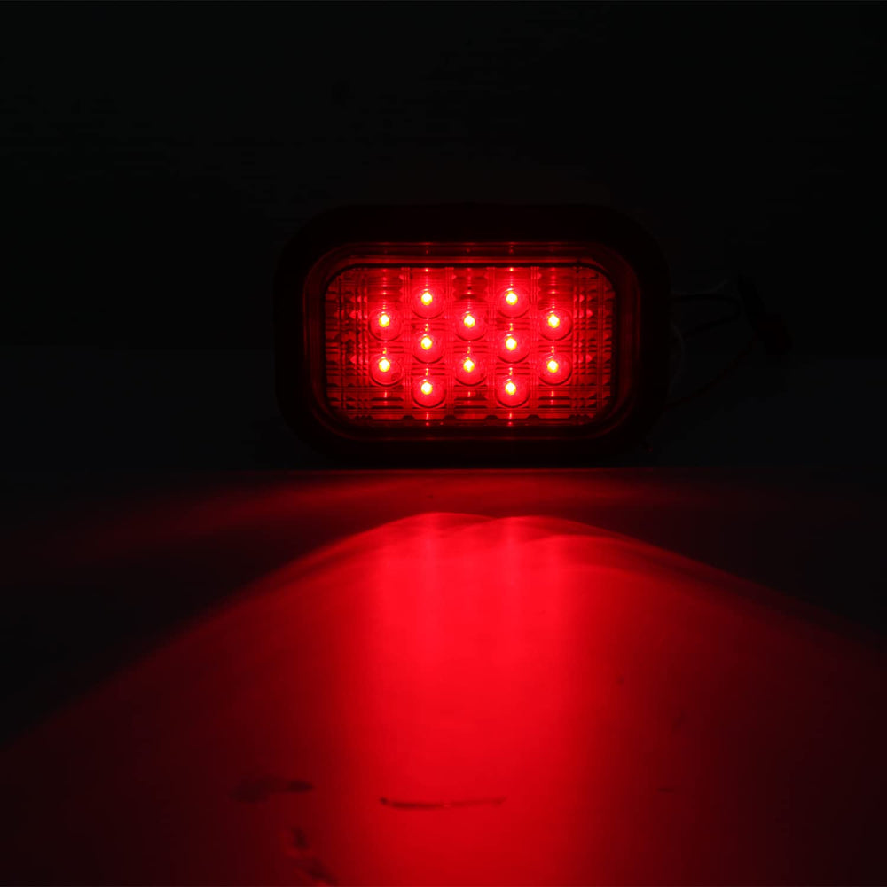 Partswcgg rectangle tail light 5x3 with grommets included