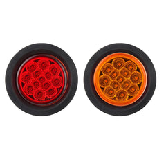 Partswcgg red 2.5-inch LED marker light improves rear signaling for safer towing.