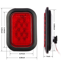 Partswcgg sealed taillight with IP67 rating protects against rain and dust