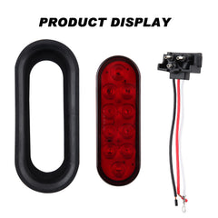 Partswcgg white oval LED backup light improves visibility when backing up.